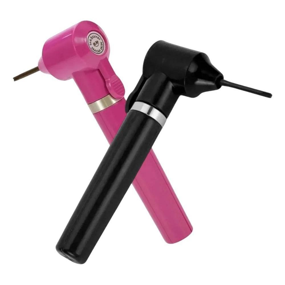 2X Mixer Mini Misturador Pigmento Henna Micro Tatoo + 5 Pale