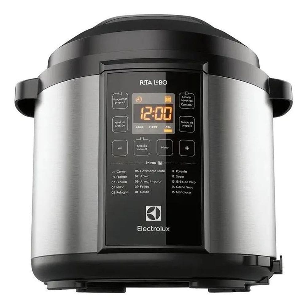 Panela De Pressão Elétrica Electrolux Digital 6L De Capacida