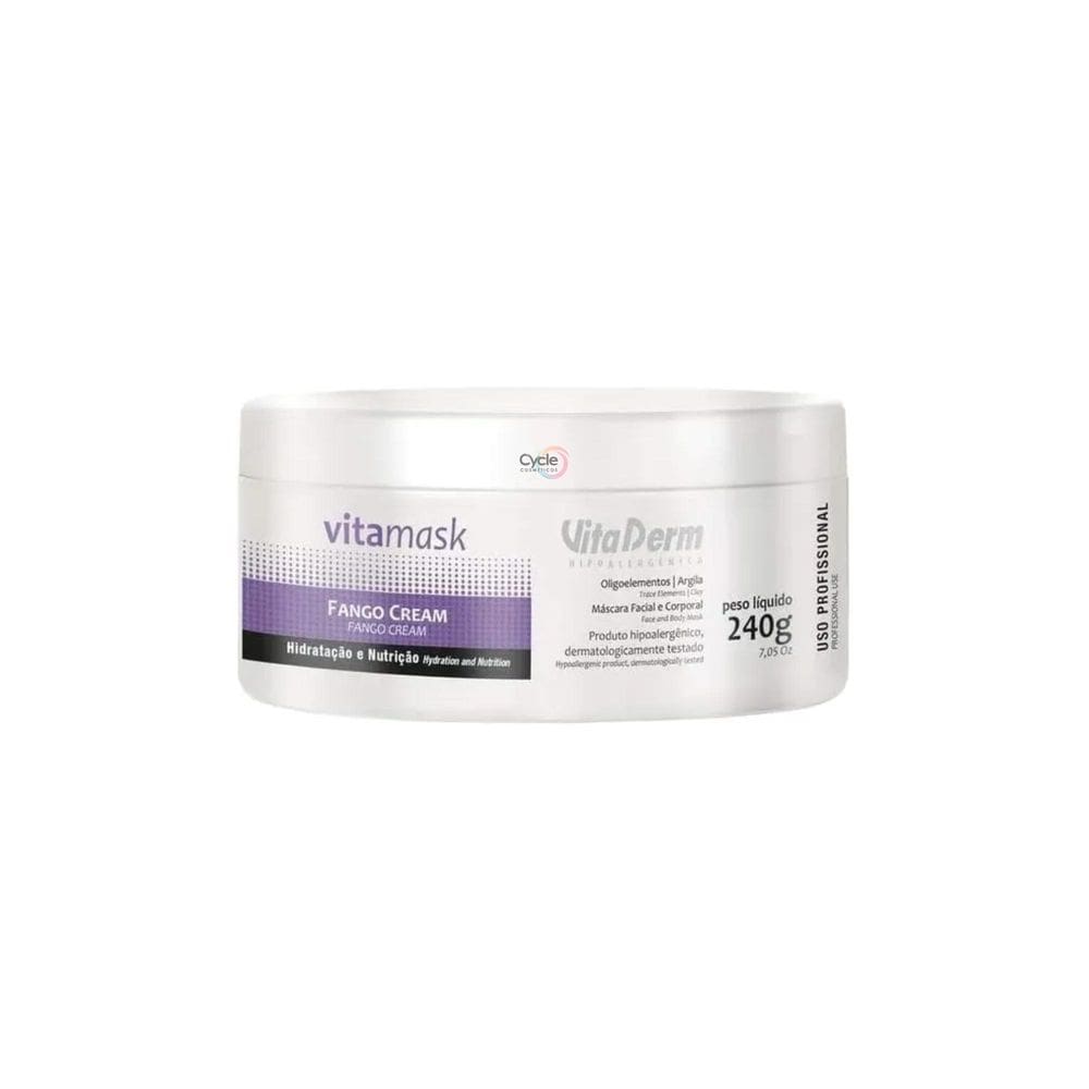 Máscara E Argila Remineralizante Fango Cream Vita Derm 240G