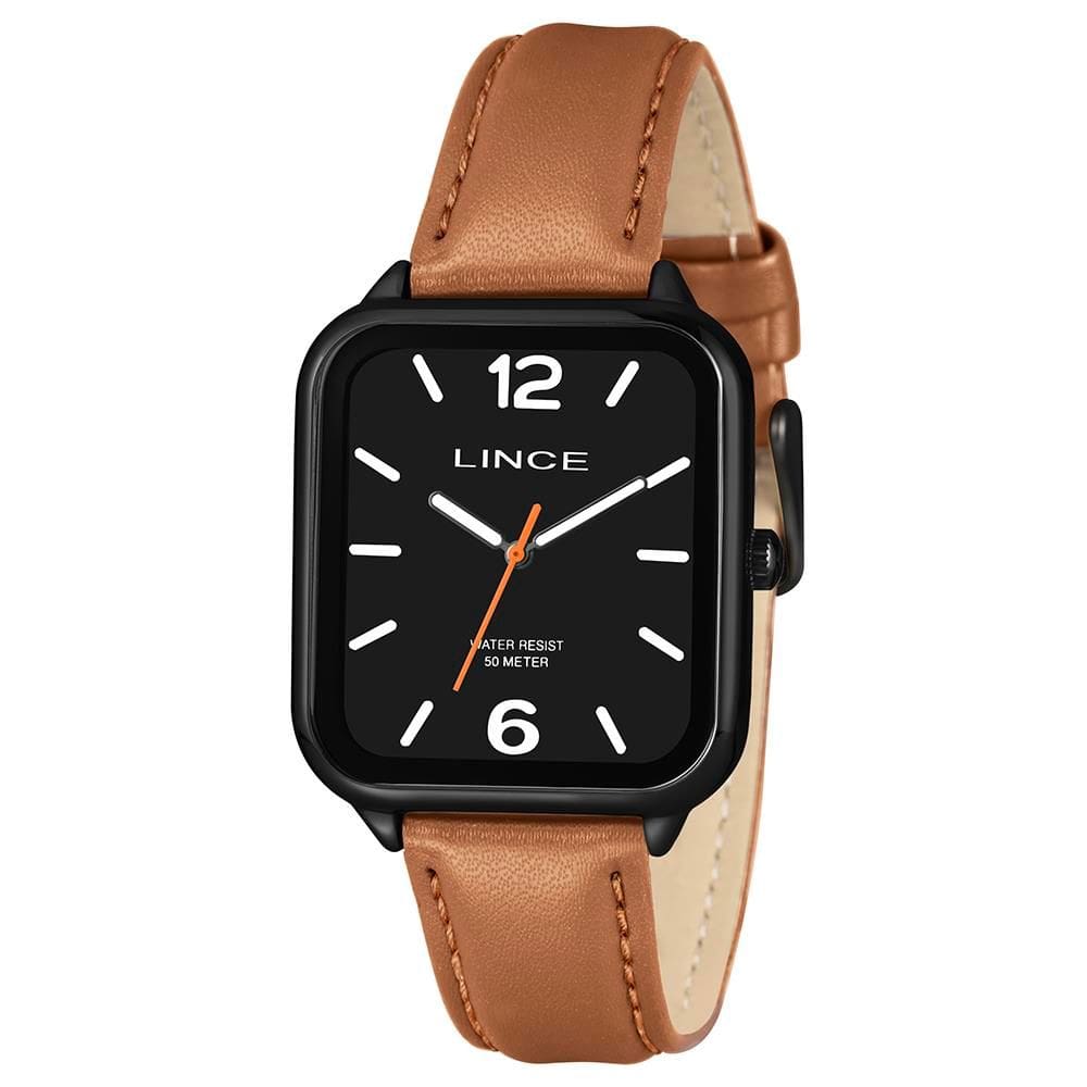 Relógio Lince Masculino Ref: Mqch283l34 P2mx Retangular Black