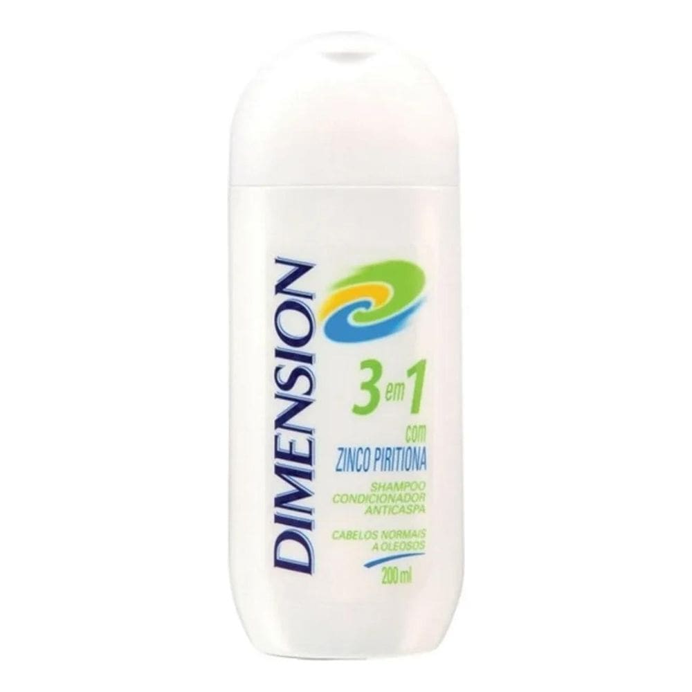 2X Shampoo Dimension 3 Em 1 Cabelos Normais A Oleosos 200Ml