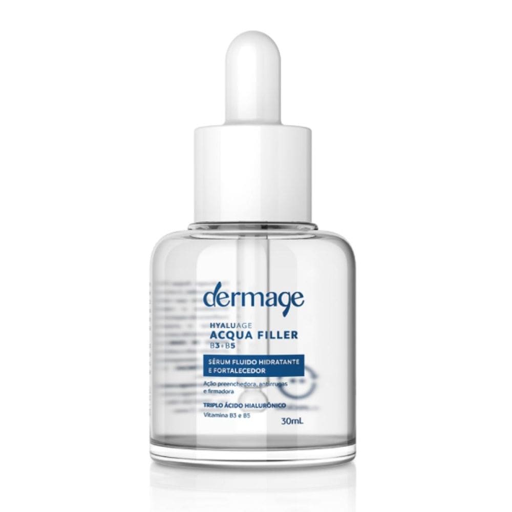 Hidratante Facial Sérum B3 + B5 Acqua Filler Dermage 30 Ml