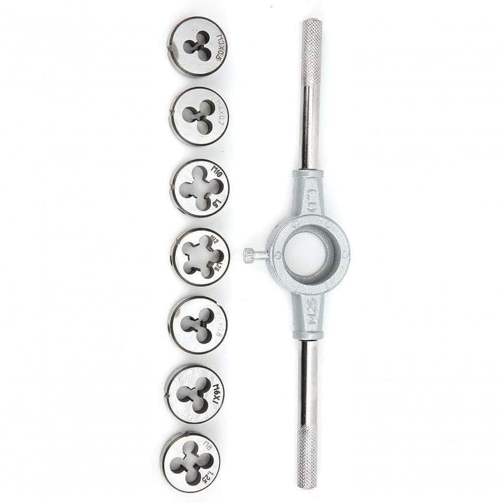 Kit Tarraxas Cossinete 8 Peças Rosqueamento Profissional Alt