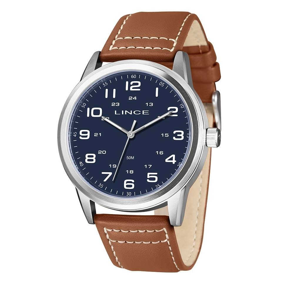 Relógio Lince Masculino Ref: Mrch286l46 D2mb Casual Prateado