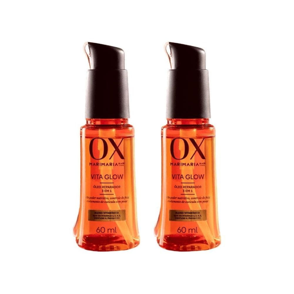 Oleo Ox Mari Maria Vita Glow Reparador 60Ml - Kit Com 2Un