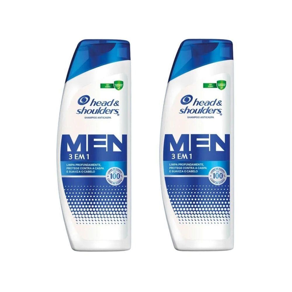 Shampoo Head & Shoulders 400Ml Men 3 Em 1-Kit C/2Un