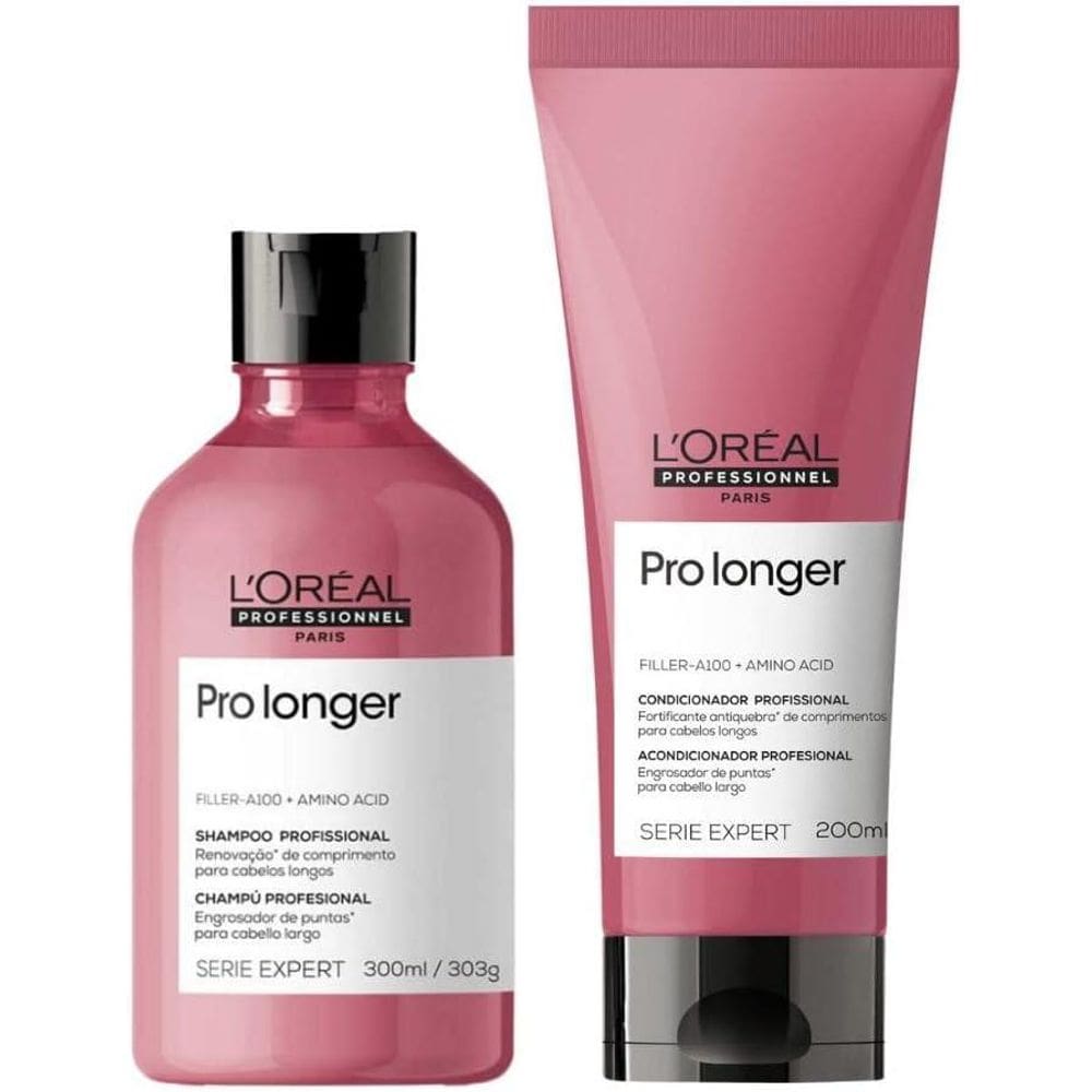 Loreal Pro Longer Kit Shampoo 300Ml + Condicionador 200Ml