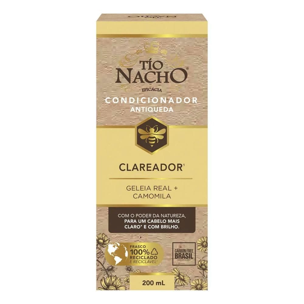 10X Tio Nacho Condicionador Antiqueda Clareador 200Ml