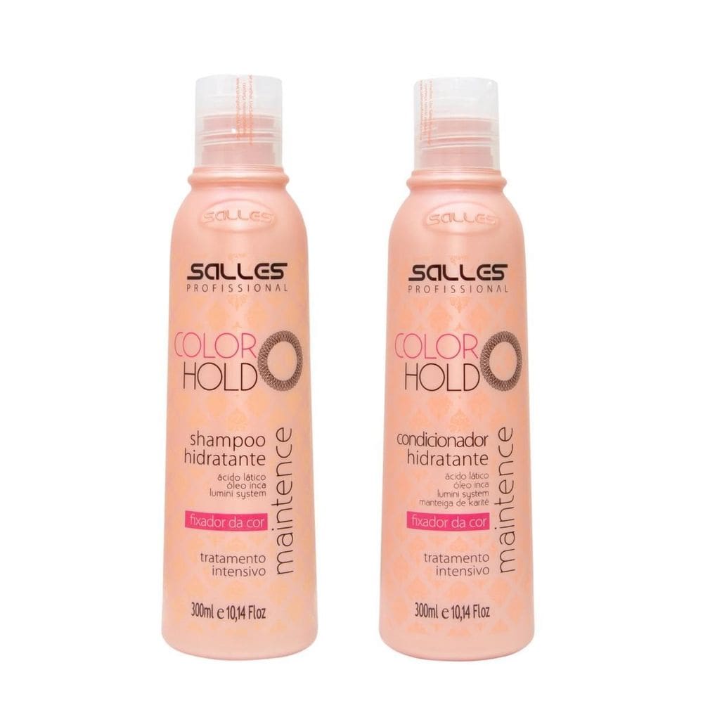 Kit Shampoo E Condicionador Color Hold 300Ml Salles