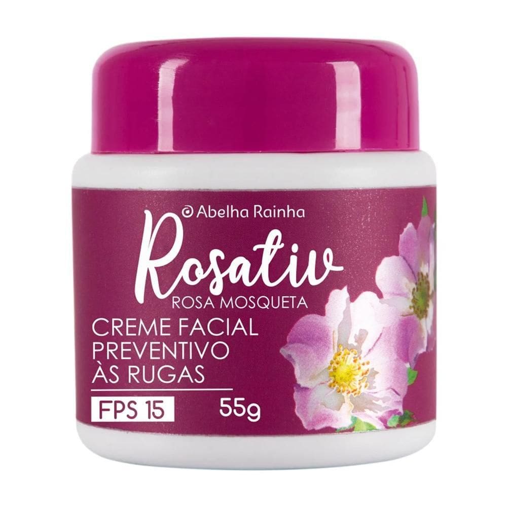 Creme Facial Preventivo As Rugas Fps 15 Rosa Mosqueta - 55G