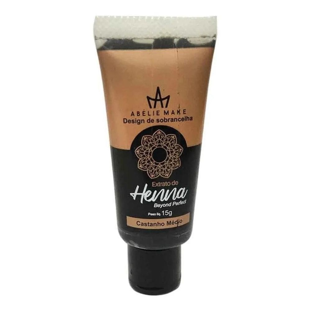 2X Henna Já Vem Pronta Para Uso Designer Sobrancelha 15G Cor