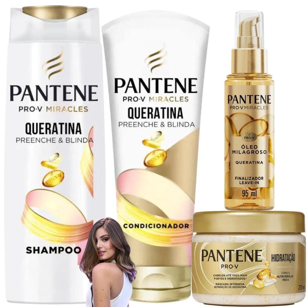 Kit Pantene Pro-V Miracles Óleo Milagroso Tratamento Mascara