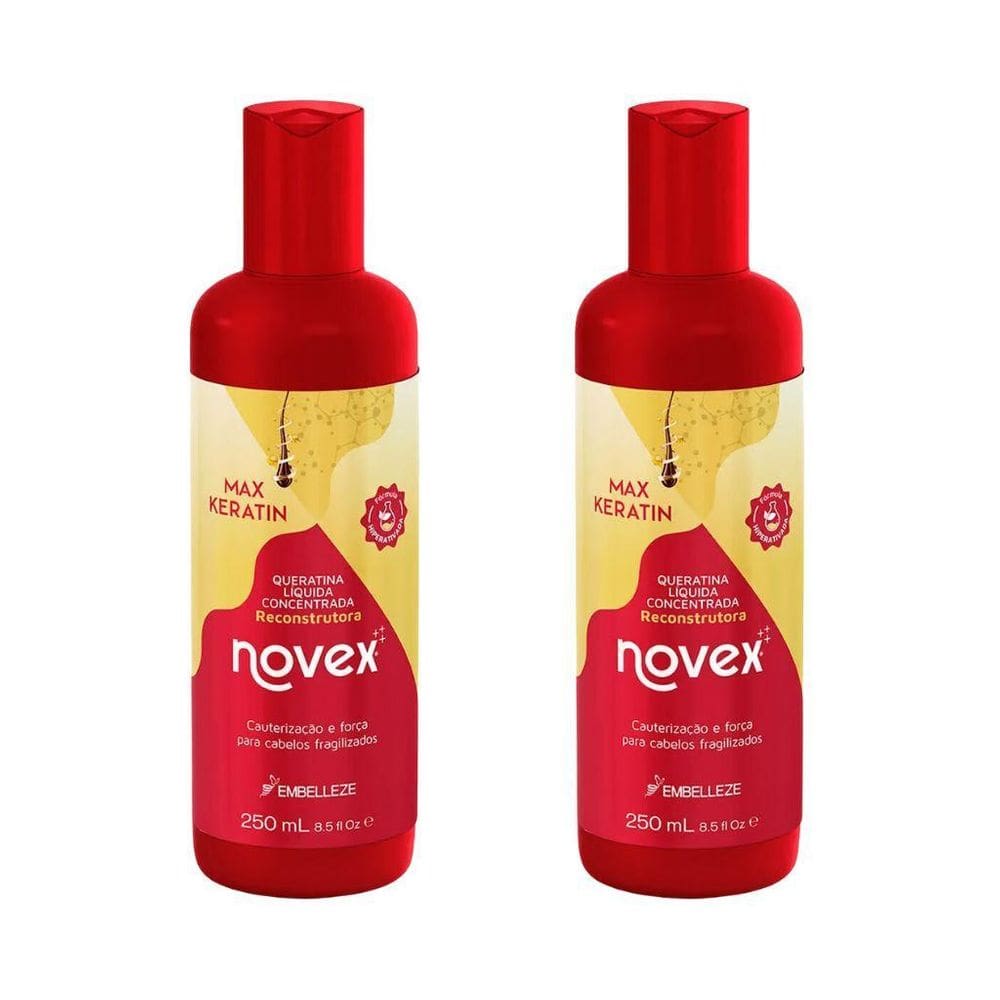 Reconstrutor Novex Max Keratin 250Ml-Kit C/2Un
