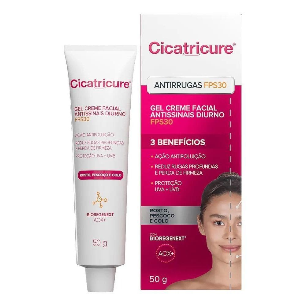 Gel Creme Facial Antissinais Diurno Fps30 50G Cicatricure Ti