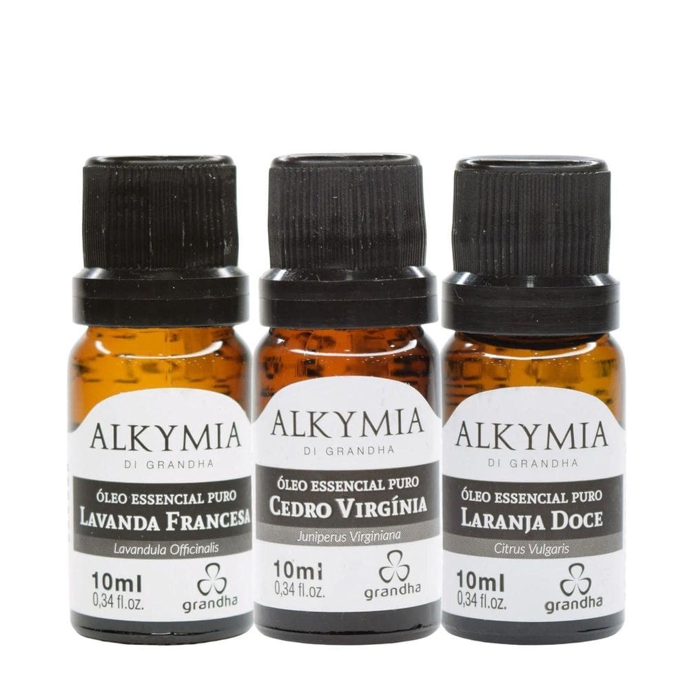 Kit Sono Tranquilo - Óleos Essenciais Alkymia Di Grandha