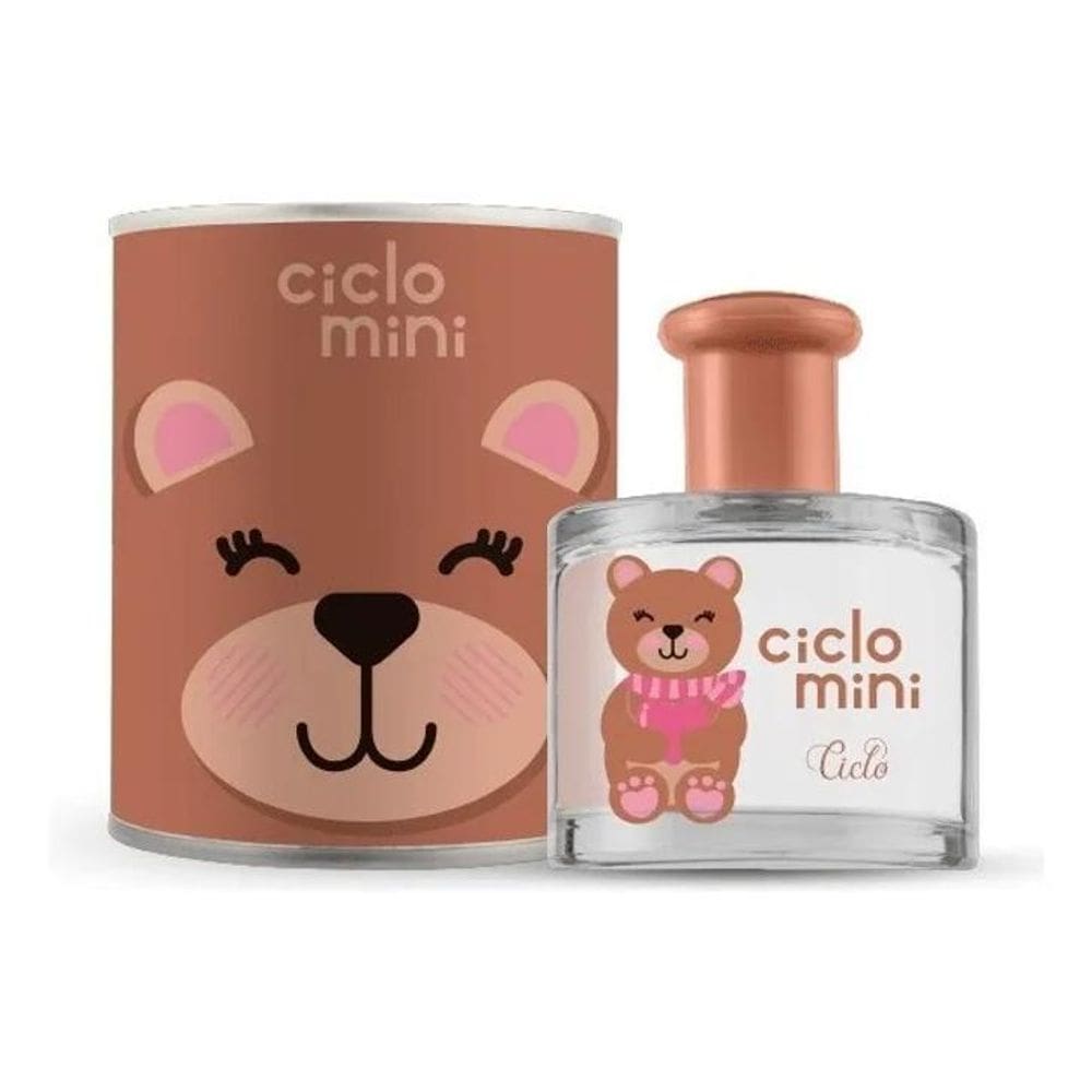 2X Perfume Infantil Deo Colônia Ursolina Lata Ciclo 100Ml