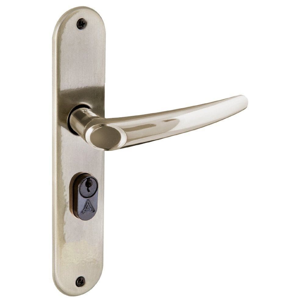 Fechadura Entrada Espelho Bronze Latonado Joy Aliança