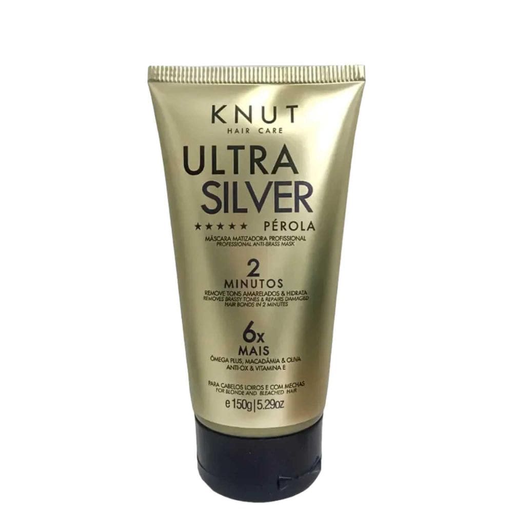 Máscara Matizadora Knut Ultra Silver Pérola 150G