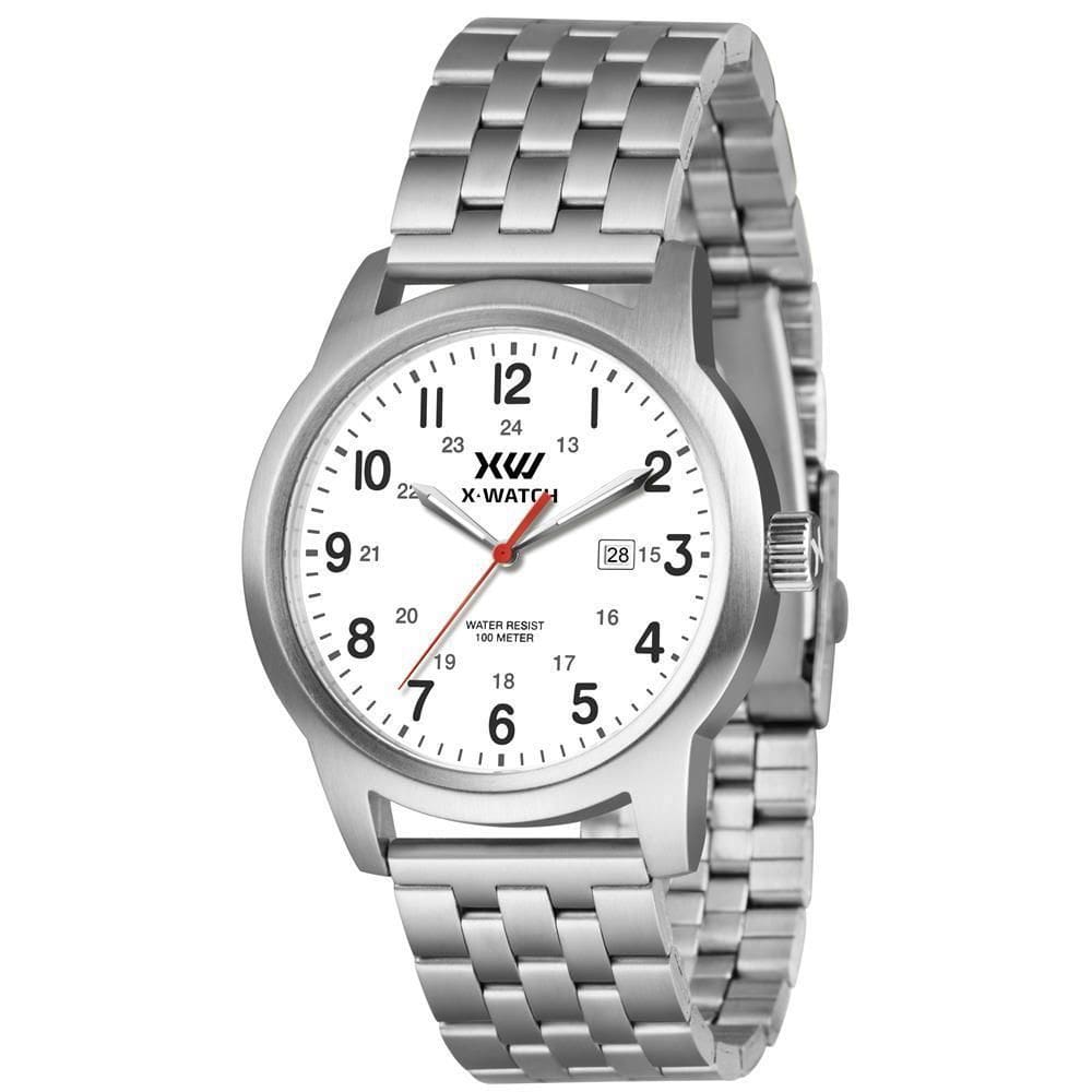 Relógio X-Watch Masculino Ref: Xmss1063 B2Sx Casual Prateado