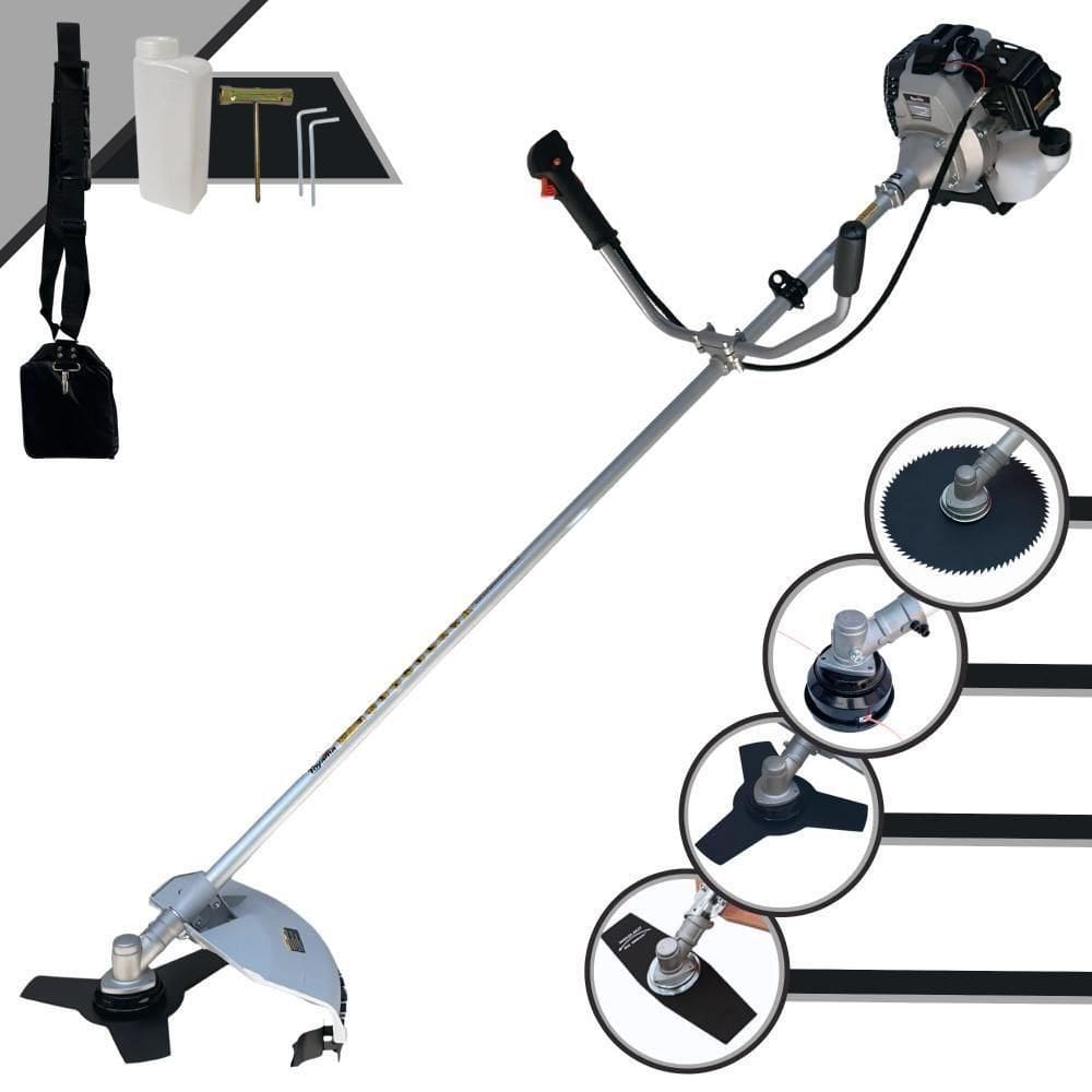 Roçadeira Tbc43h 43cc 1,7hp Toyama Com 4 Opções De Cortes