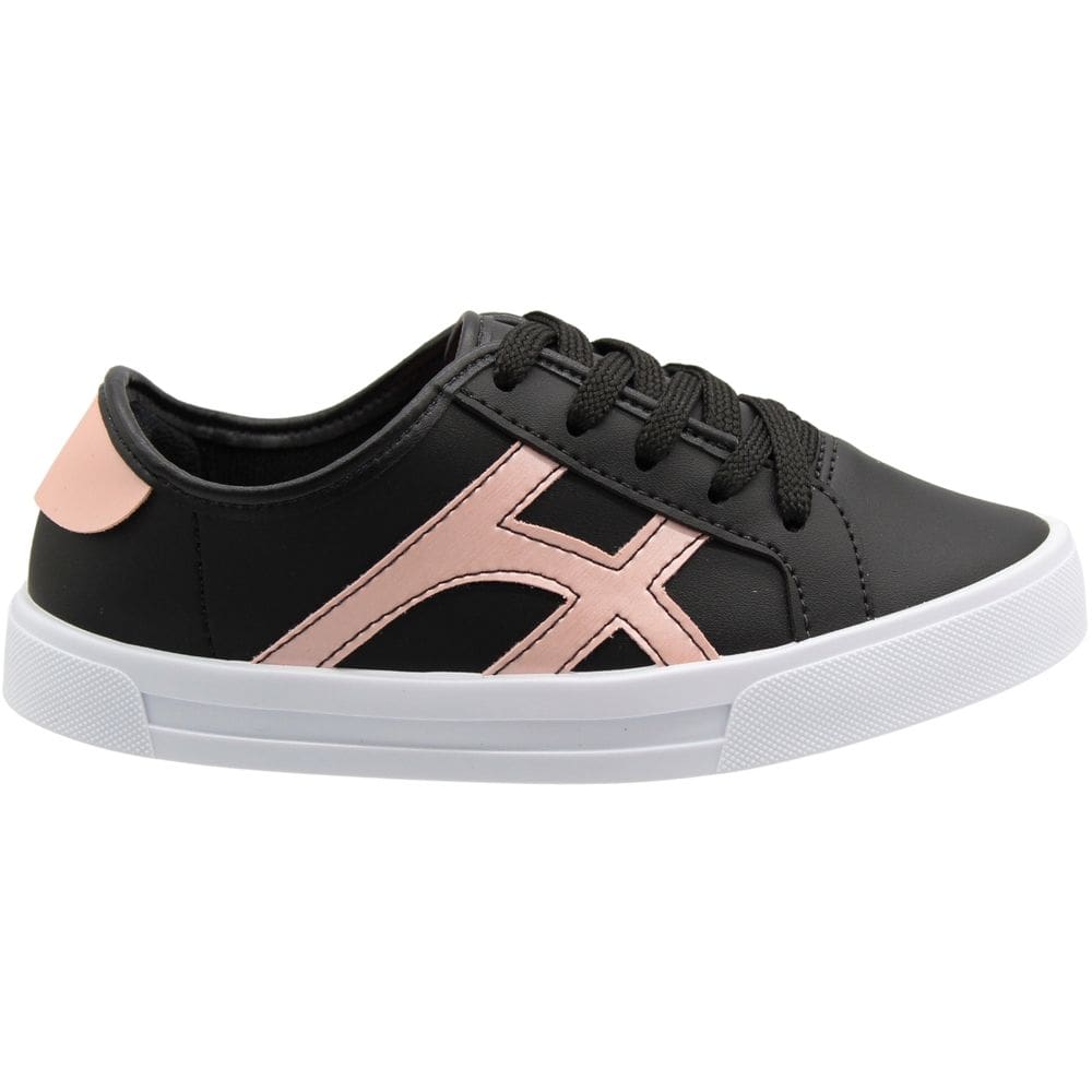 Tênis Casual Infantil Molekinha Flatform Recortes Menina