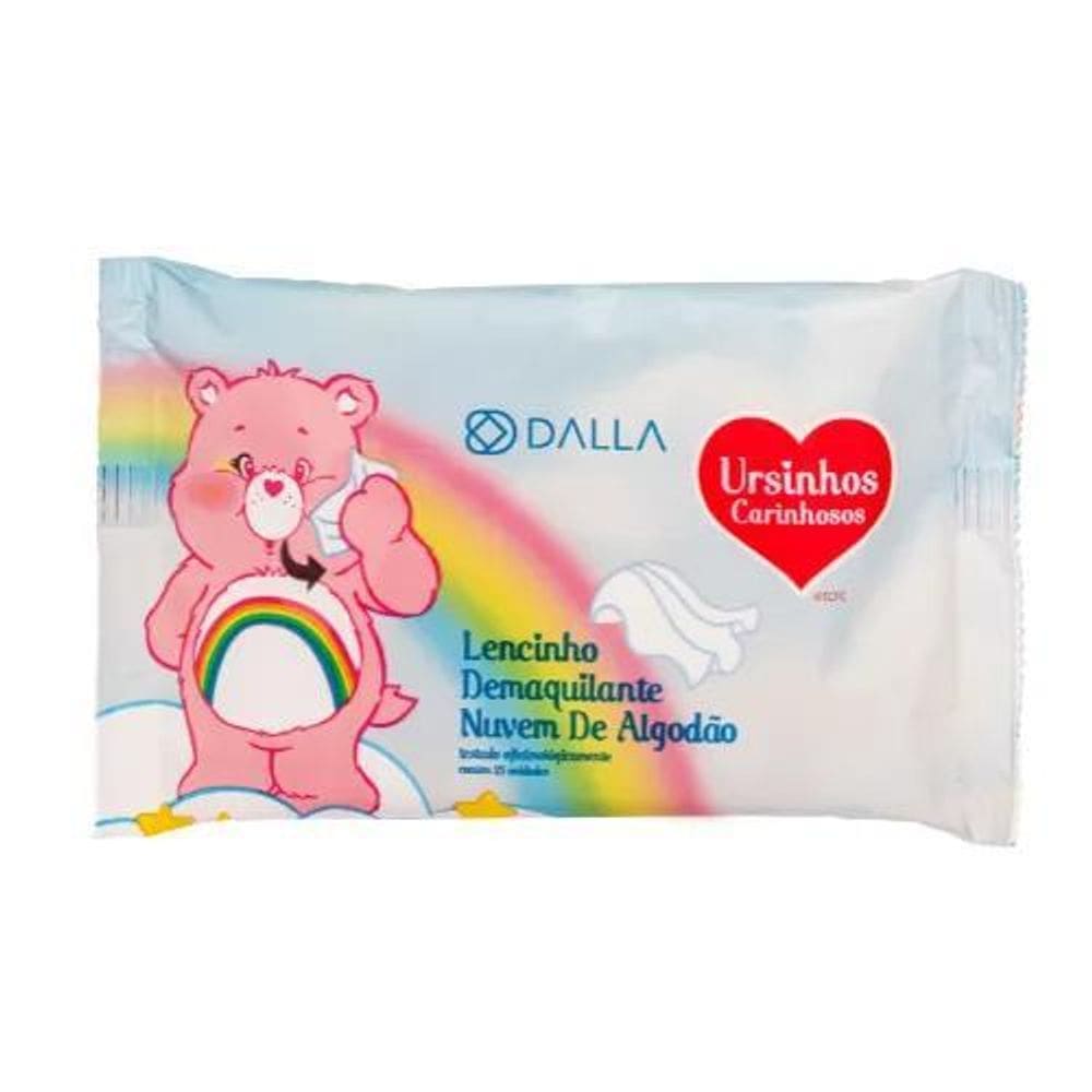 Lenço Demaquilante Nuvem Algodão Ursinhos Carinhos - Dalla