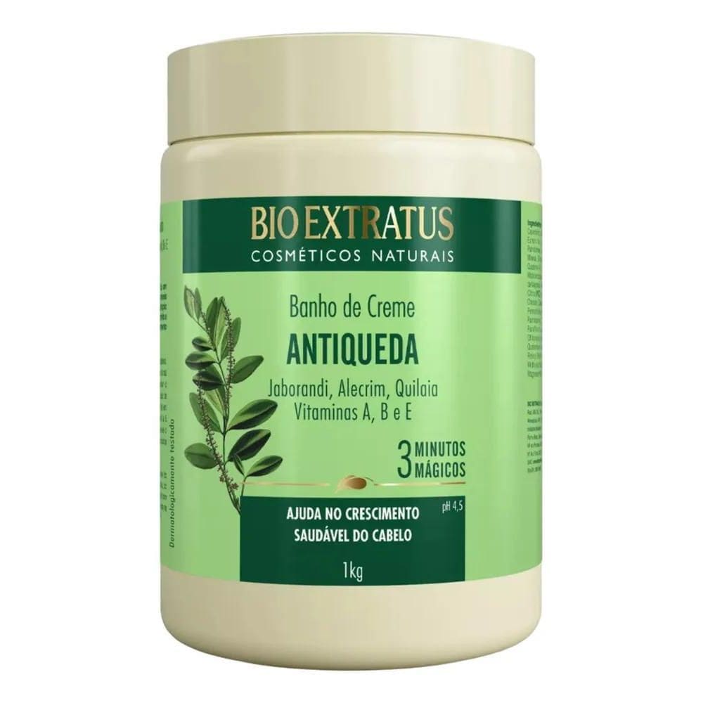 5X Banho De Creme Jaborandi Antiqueda Bio Extratus 1Kg