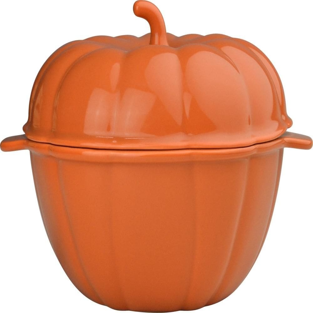 Cocotte Abóbora Laranja com Tampa 1,65 L Germer Porcelanas