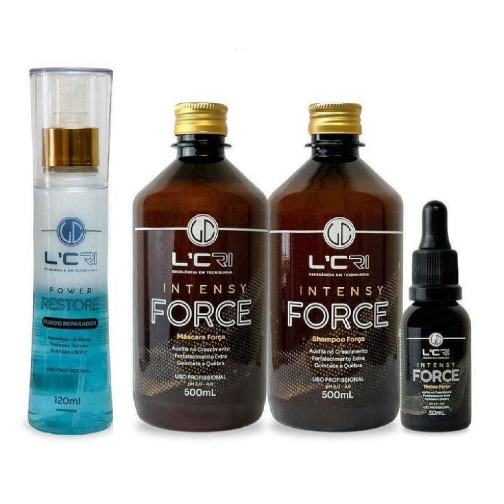 Kit Crescimento Capilar Intensy Force+Bifásico L`Cri