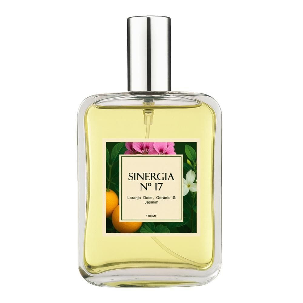 Perfume Sinergia 17 - Laranja Doce, Gerânio, Jasmim 100Ml