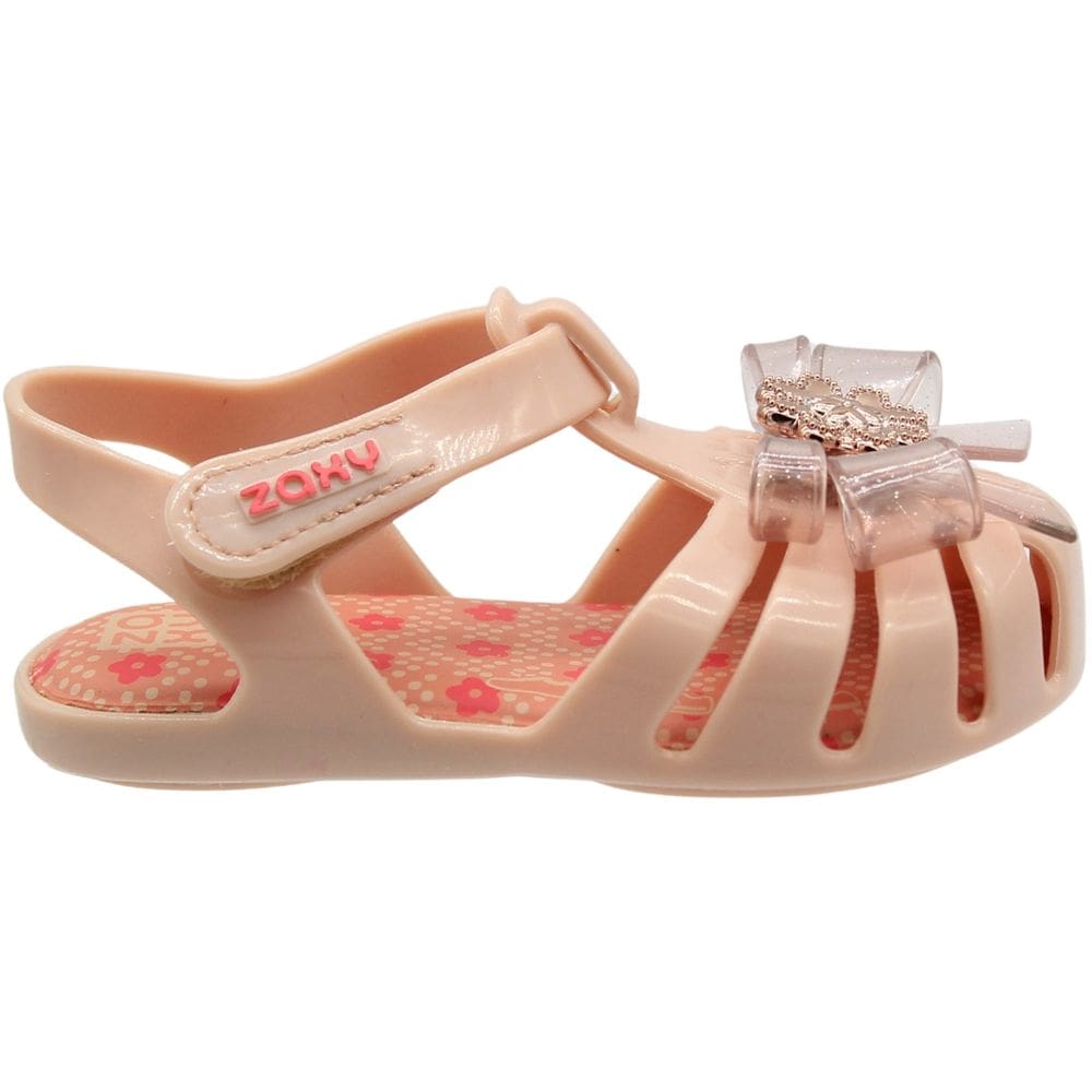 Sandália de Bebê Zaxynina Romantic Laço Menina