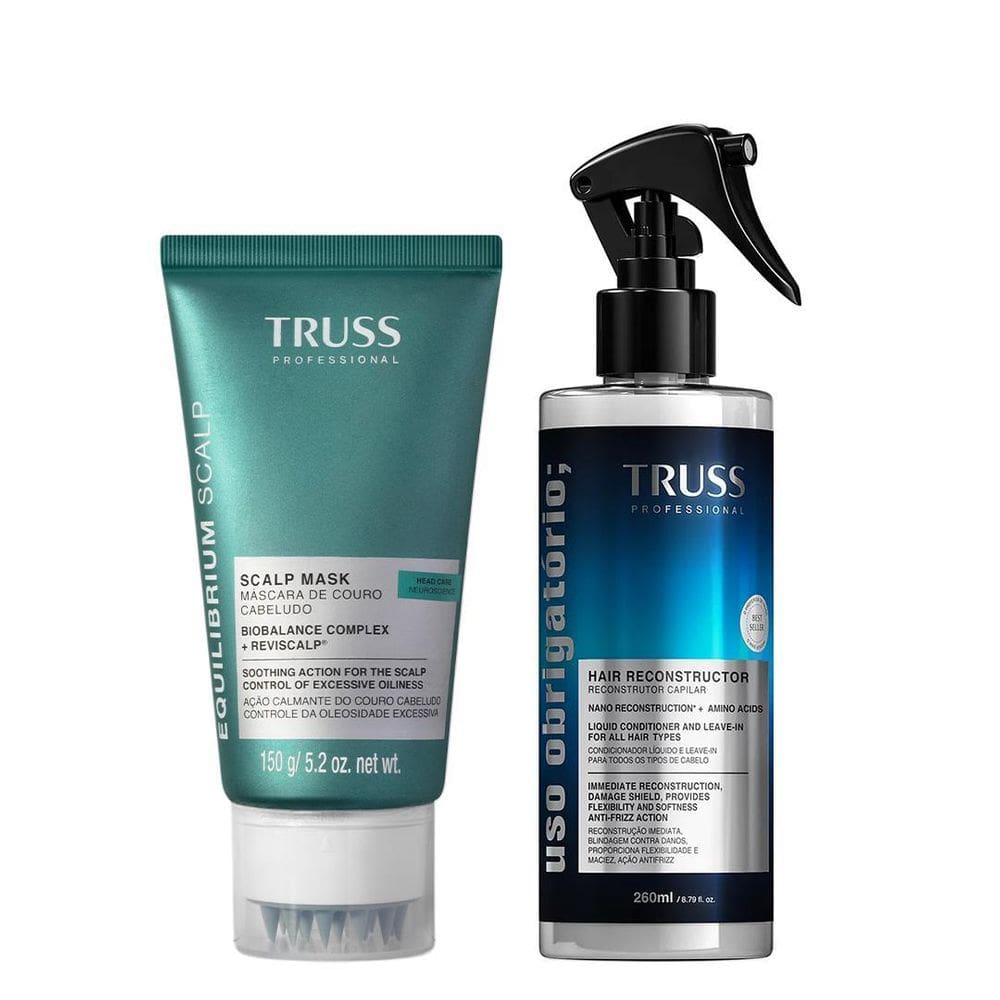 Truss Equilibrium Scalp Máscara 150g + Uso Obrigatório 260ml