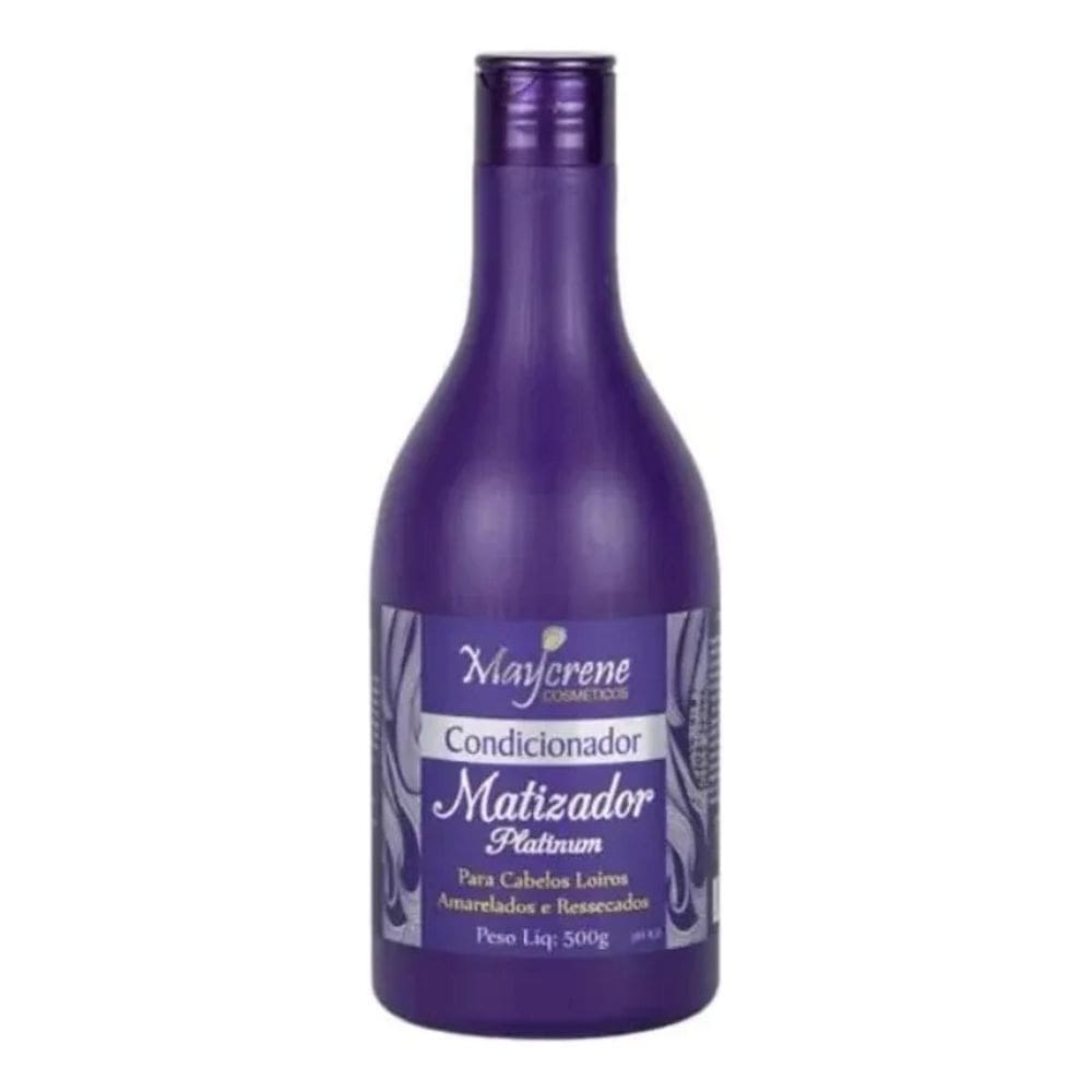 10X Condicionador Cabelos Loiros Platinum Blond 500Ml Maycr