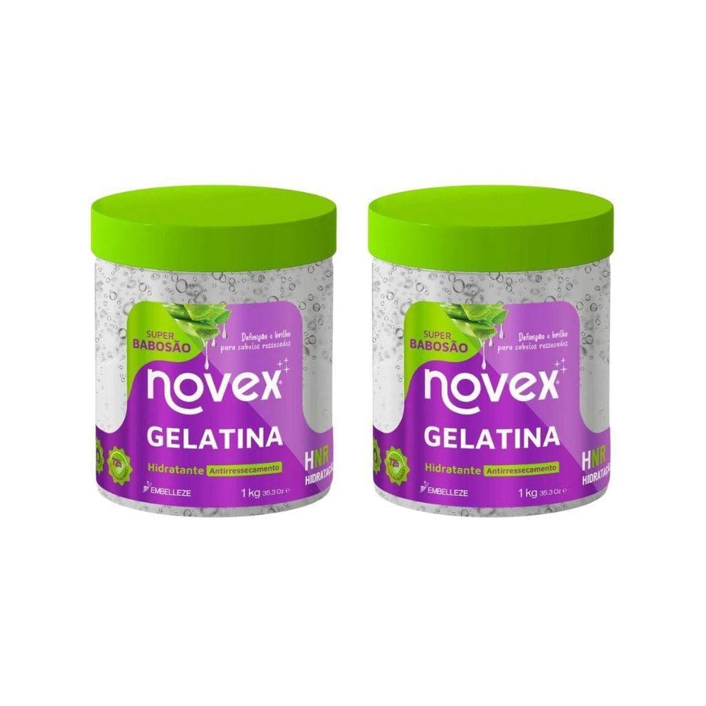 Gelatina Capilar Novex 1000G Super Babosao - 2Un