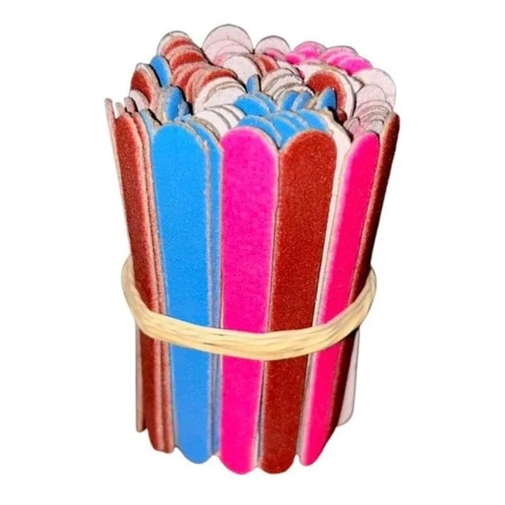 2X Kit 1000 Mini Lixa De Unha Manicure Pedicure Escolha A Co