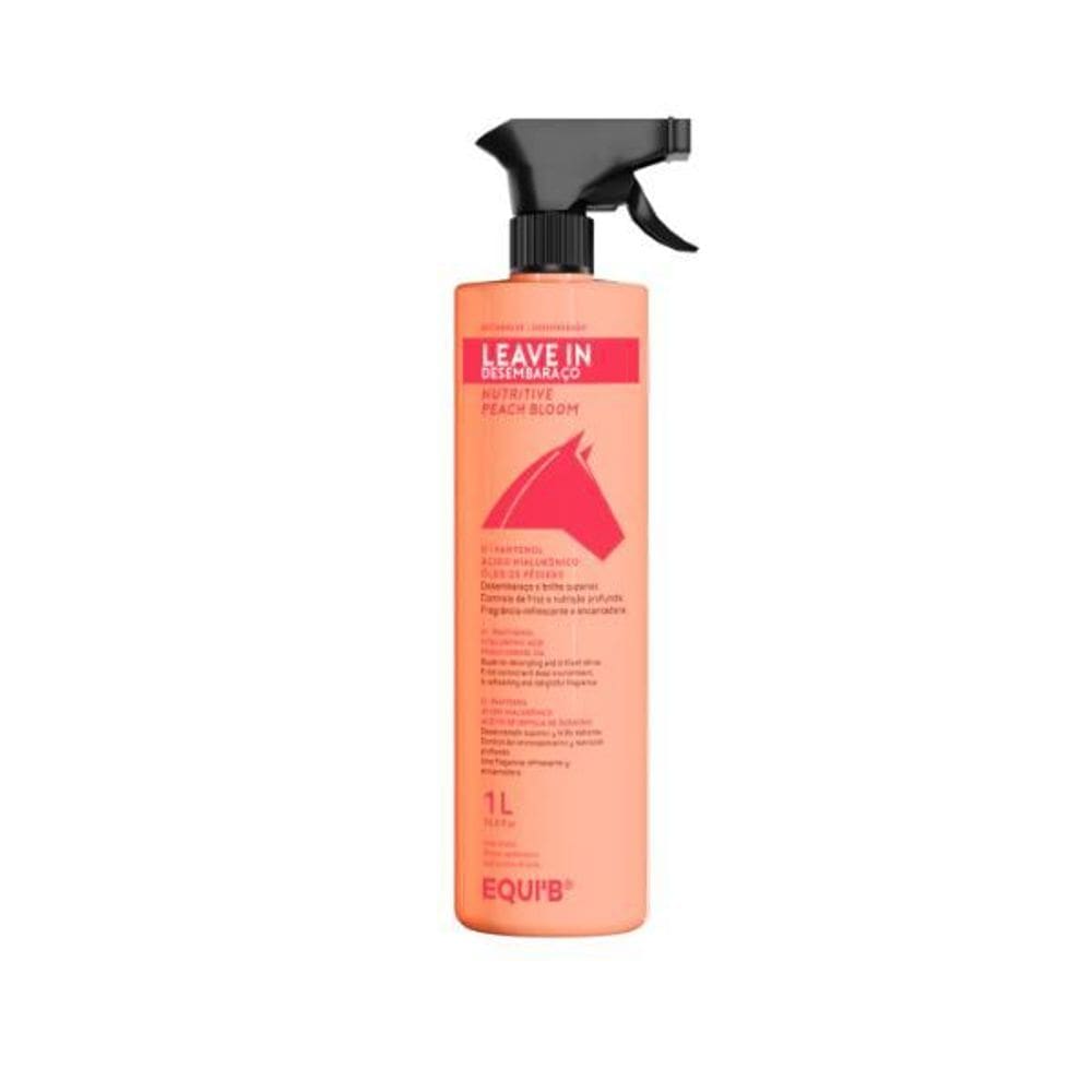 Spray Leave In Para Cavalos Nutritive Peach Bloom - 1 Litro