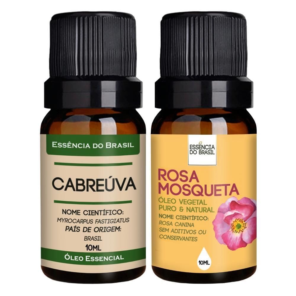 Óleo Essencial De Cabreúva + Vegetal De Rosa Mosqueta 10Ml