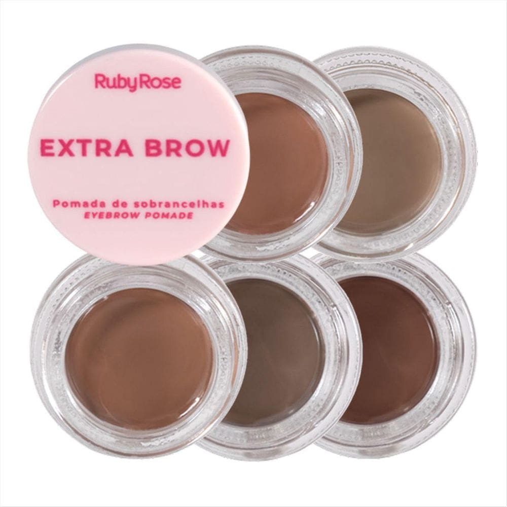 Ruby Rose Pomada De Sobrancelhas Extra Brown Sienna 5,3G