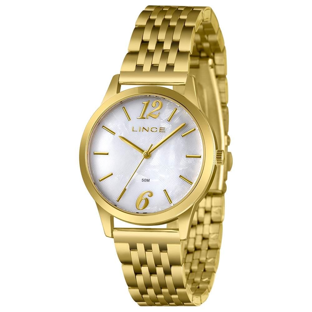 Relógio Lince Feminino Ref: Lrgm035l36 B2kx Casual Dourado