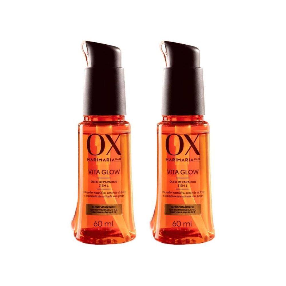 Oleo Ox Mari Maria Vita Glow Reparador 60Ml - Kit Com 2Un