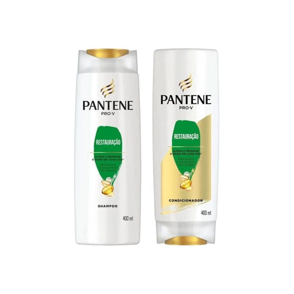 Kit Pantene Restauraçao 1 Shampoo 400Ml + 1 Cond 400Ml