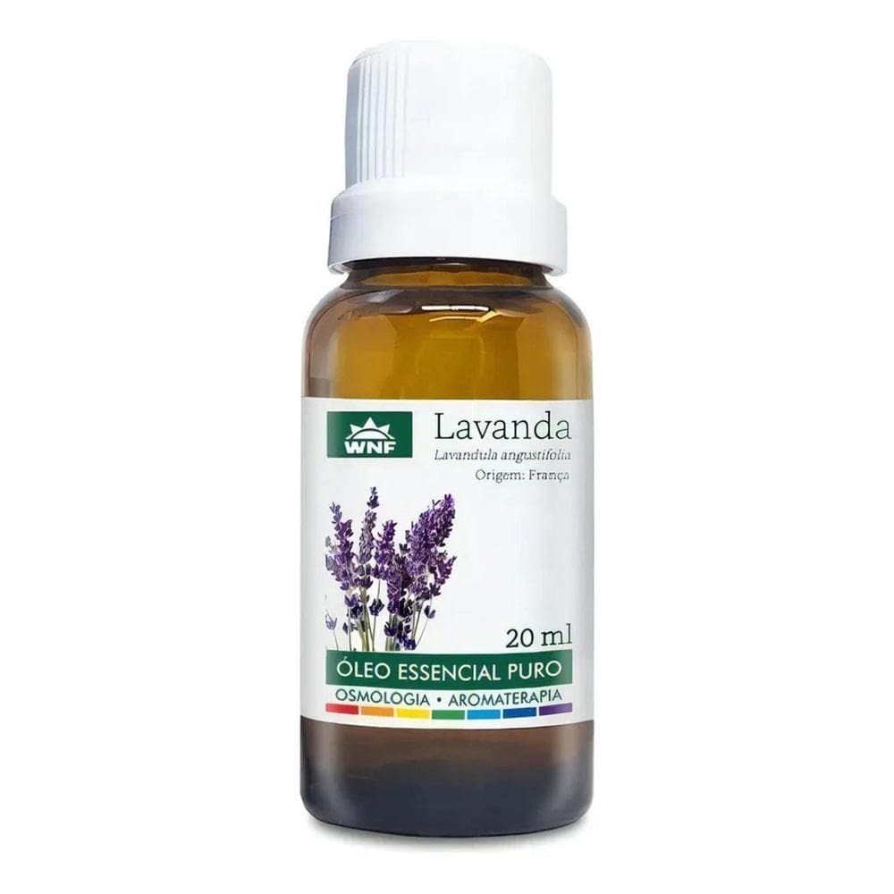 2X Óleo Essencial Lavanda 20Ml Puro Natural Wnf