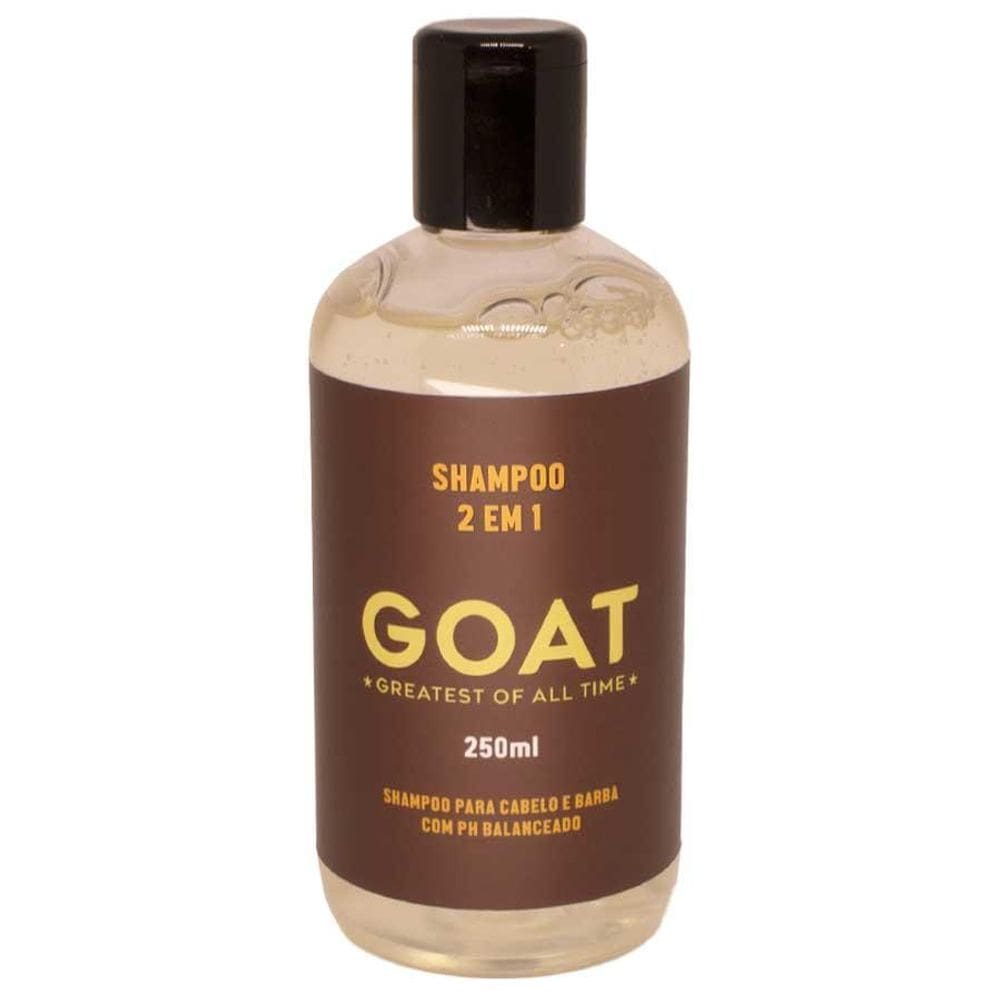Shampoo 2 Em 1 Goat - Cabelo E Barba Ph 250Ml Caballeros