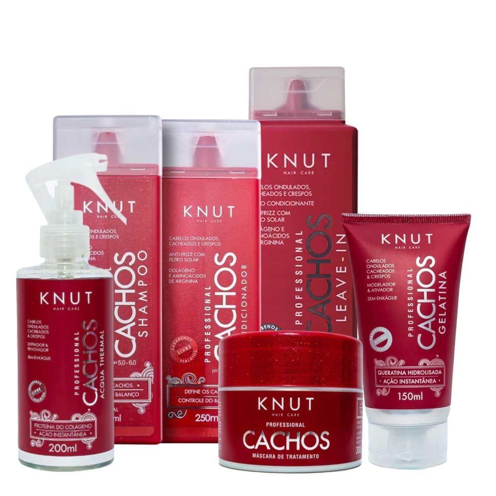 Kit Knut Cachos Definição Completo + Leave-In 750Ml