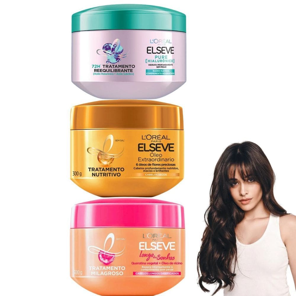 Cronograma Elseve Hidratação Nutrição Reconstrução Reparação