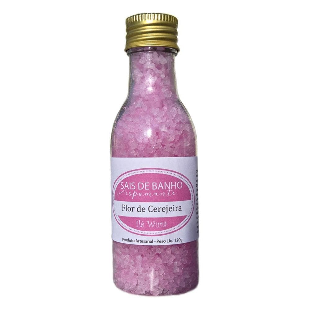 Sais Banho Ilê Wurá Flor De Cerejeira 120G Ofurô Hidro Spa
