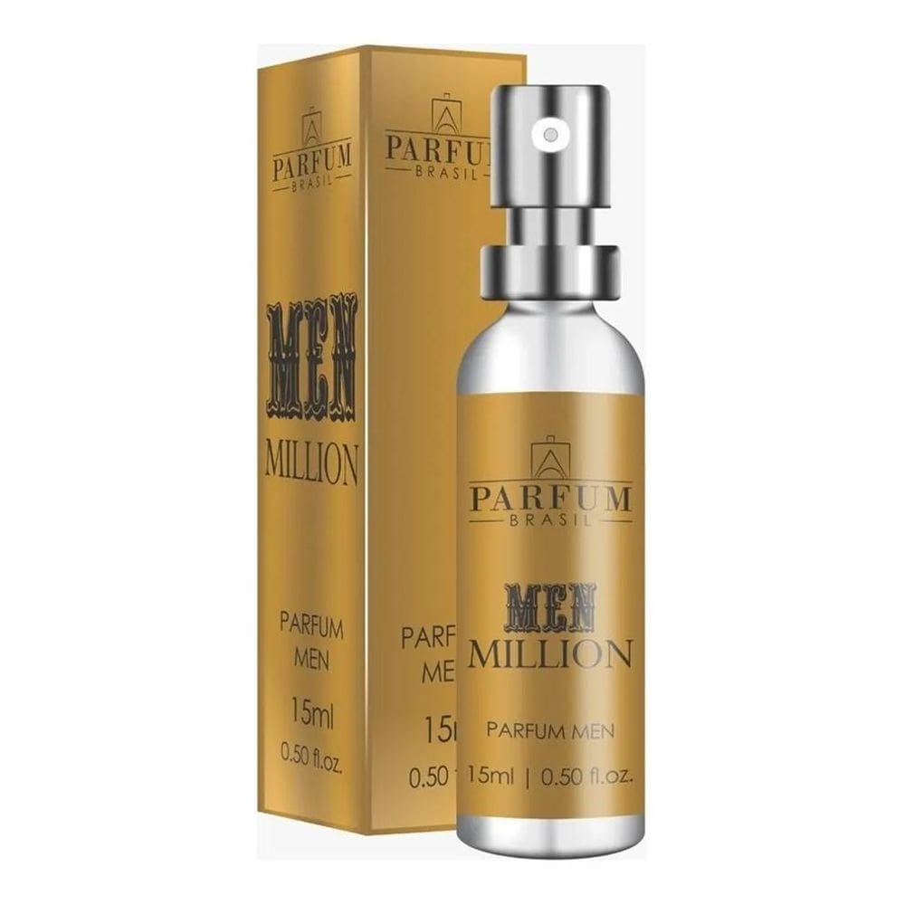 2X Perfume Men Million 15Ml Parfum Brasil Volume Da Unidade