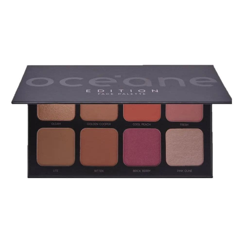 Paleta Iluminador Contorno Bronzer E Blush Océane Edition To