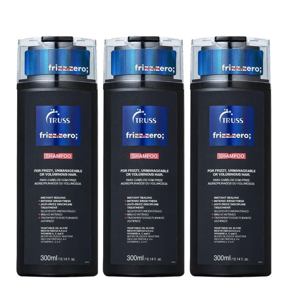 Truss Frizz Zero Kit Shampoo 3X300Ml