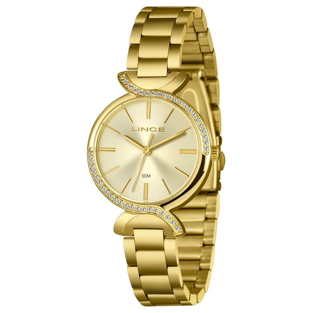 Relógio Lince Feminino Ref: Lrgh258l33 C1kx Fashion Dourado